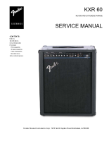 Fender KXR-60 - Service Manual